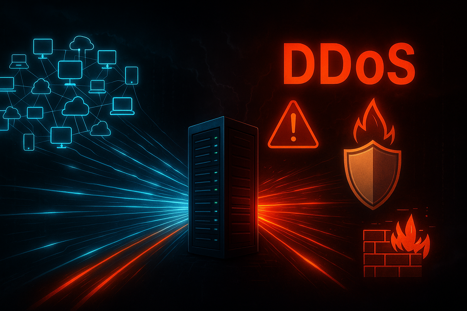 DDoS (분산 서비스 거부 공격) 개념