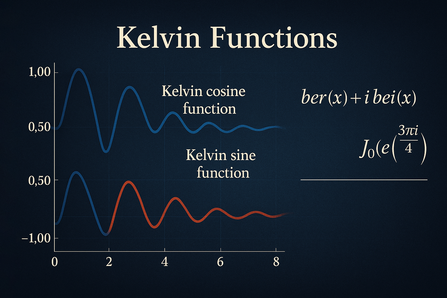 켈빈 함수(Kelvin function)의 개념