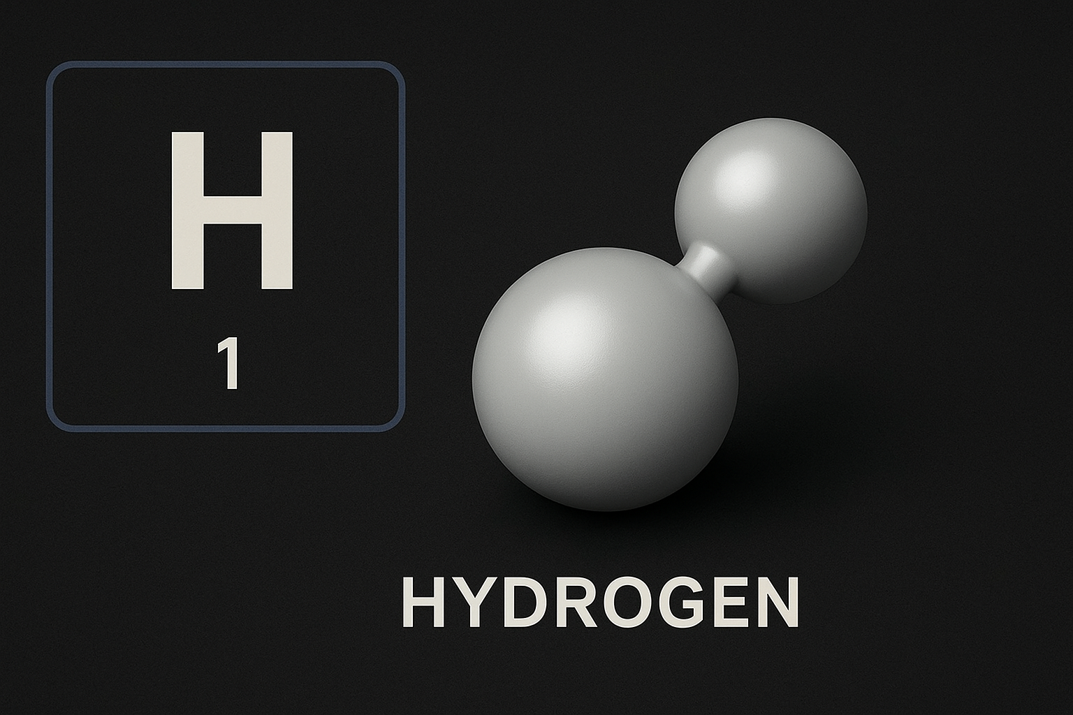 수소 (Hydrogen, H) 원소 1