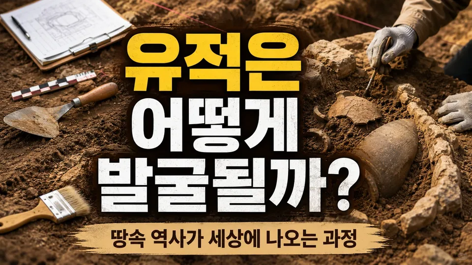 유적은 어떻게 발굴될까? 땅속 역사가 세상에 나오는 과정