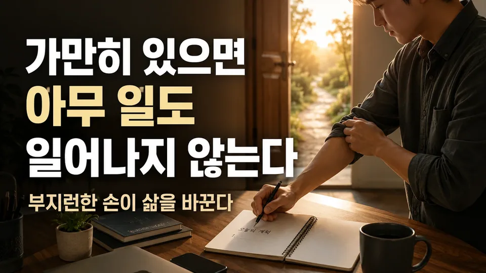 신은 스스로 돕는 자를 돕는다: 가만히 있으면 아무 일도 일어나지 않는 이유