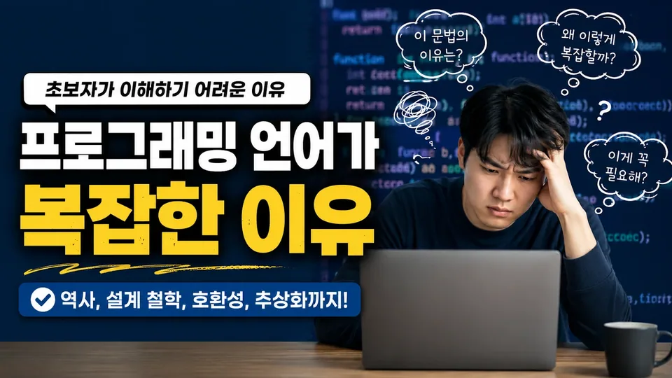프로그래밍 언어가 복잡한 이유: 단순한 문법 뒤에 숨은 구조