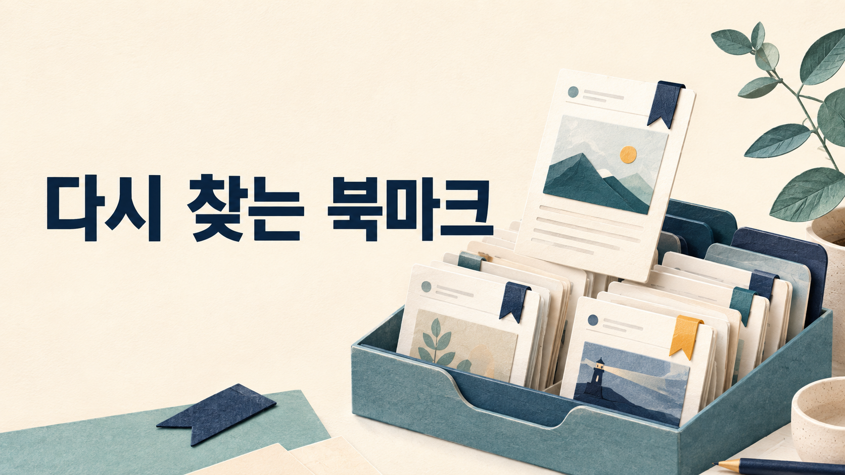 북마크 정리 방법: 저장한 링크를 다시 찾고 쓰는 구조