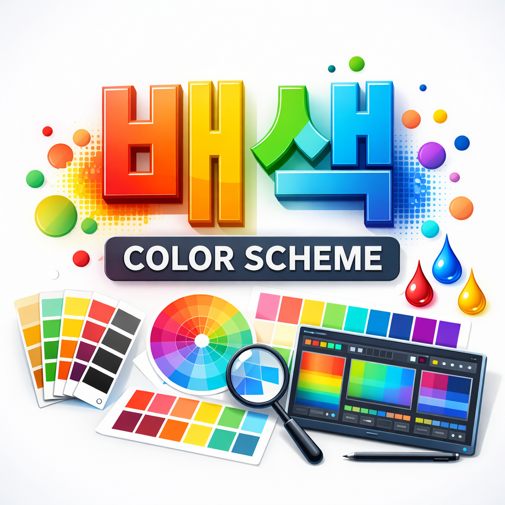 배색